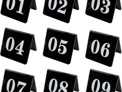 Semn cu numar pentru restaurant